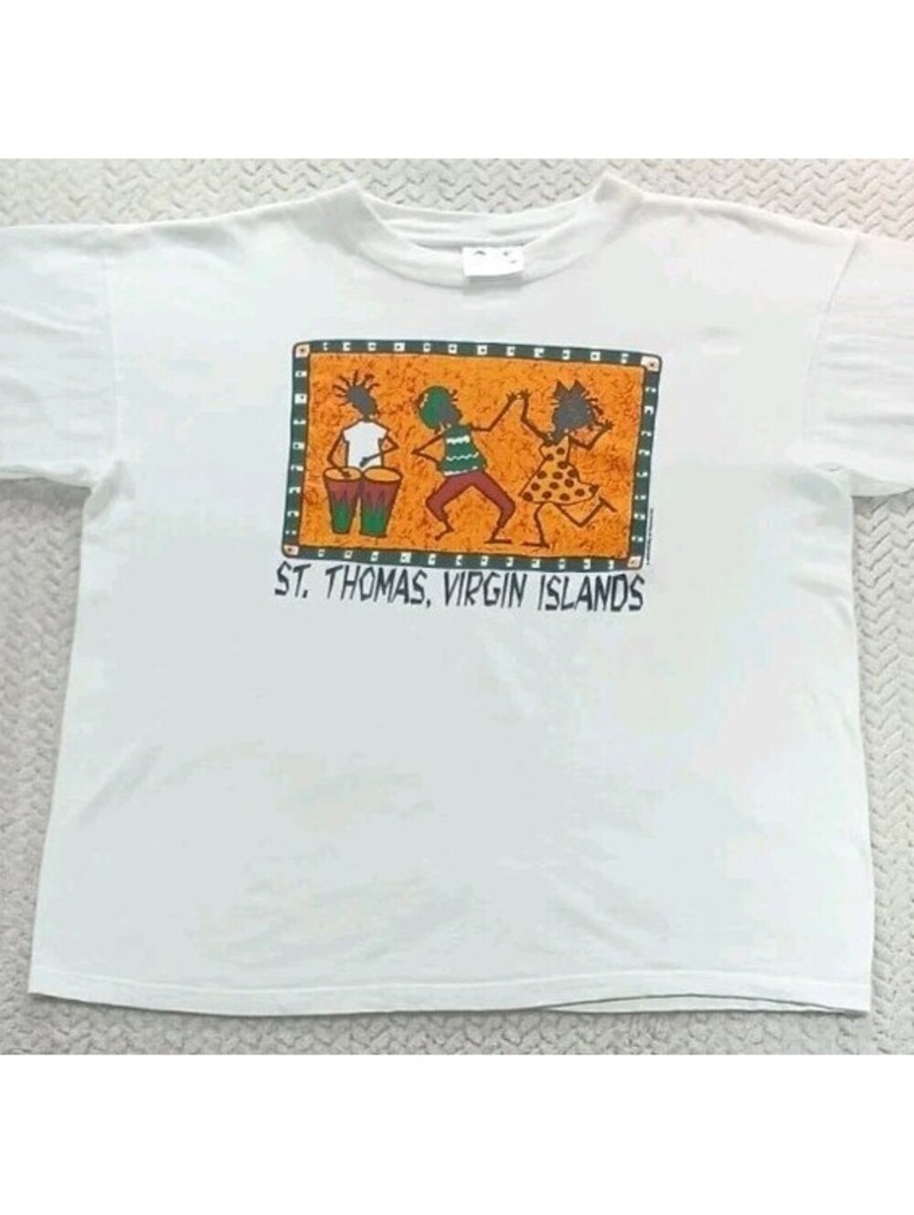 Cocowalk St. Thomas U.S. Virgin Islands - VTG T-Shirt XL -REGGAE RASTA DANCE TEE